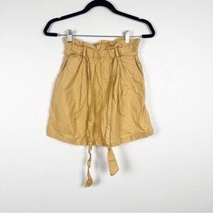 Uniqlo‎ Paperbag Waist Belted Shorts Sz XS